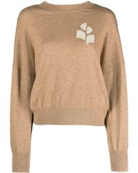 Isabel Marant - Marisans Intarsia-logo Jumper - Lyst