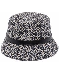 Loewe - Anagram Cotton Bucket Hat - Lyst