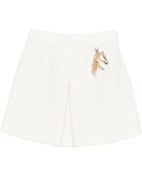 Emporio Armani - Tweed Mini Skirt - Lyst