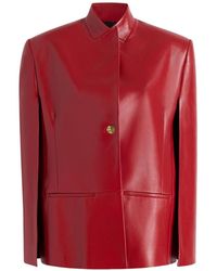 KHAITE - Dolso Leather Jacket - Lyst