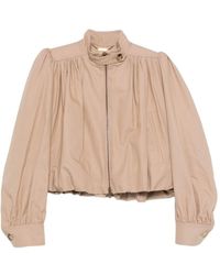 Chloé - Cotton Blouson Jacket - Lyst