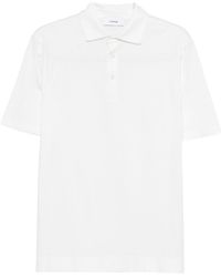 Lardini - Cotton And Silk Polo Shirt - Lyst