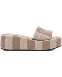 Fendi - Sunshine Flatform Sandals - Lyst