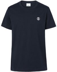 Burberry - T-shirt con ricamo TB - Lyst
