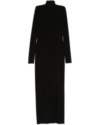Norma Kamali - Turtle-Neck Long Dress - Lyst