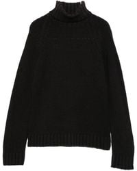Base London - Wool Turtle-Neck Jumper - Lyst