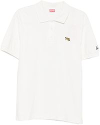 KENZO - Gots Cotton Polo Shirt - Lyst