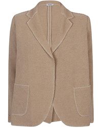 Base London - Cotton And Linen Blend Jacket - Lyst