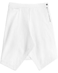Lemaire - Asymmetric Cotton Skirt - Lyst