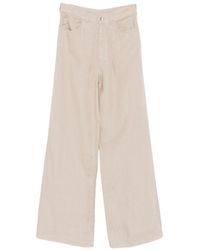 Emporio Armani - Linen Trousers - Lyst