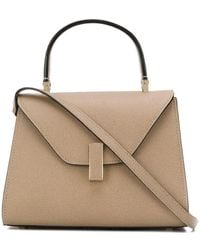 Valextra - Iside Mini Leather Handbag - Lyst