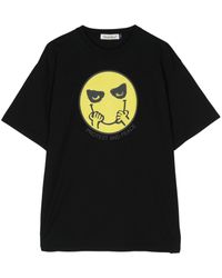 Undercover - Smiley Graphic-print Cotton T-shirt - Lyst