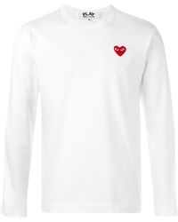 COMME DES GARÇONS PLAY - Cotton T-Shirt - Lyst