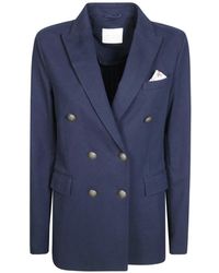 Circolo 1901 - Cotton Double-Breasted Jacket - Lyst