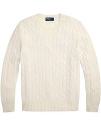 Polo Ralph Lauren - The Iconic Cable Knit Sweater - Lyst