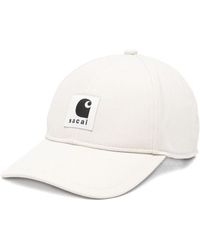 SACAI X CARHARTT WIP - Logo Cotton Baseball Cap - Lyst