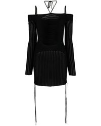 ANDREADAMO - Ribbed-knit Mini Dress - Lyst