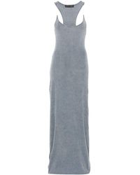 Y. Project - Invisible Strap Cotton Long Dress - Lyst