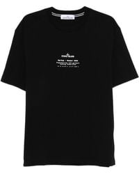 Stone Island - Logo Cotton T-Shirt - Lyst