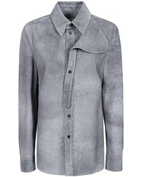 Bottega Veneta - Suede Leather Shirt - Lyst