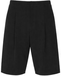 The Row - Sayed Wool Bermuda Shorts - Lyst
