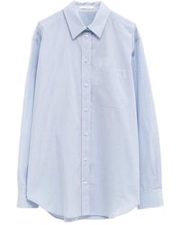 The Row - Chemise En Coton À Manches Longues - Lyst