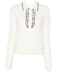 forte_forte - Wool Polo Shirt - Lyst