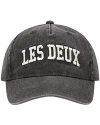Les Deux - Collage Washed Soft Baseball Cap - Lyst