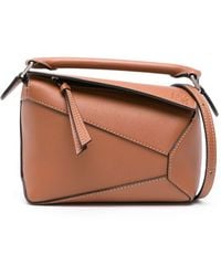 Loewe - Puzzle Edge Leather Mini Bag - Lyst