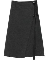 Mrz - Wool Midi Skirt - Lyst