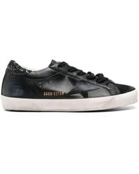 Golden Goose - Super-Star Leather Sneakers - Lyst