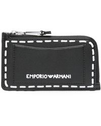 Emporio Armani - Zipped Card Holder - Lyst