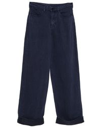 Emporio Armani - Linen Blend Trousers - Lyst
