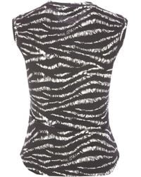 The Attico - Zebra Print Cotton Top - Lyst