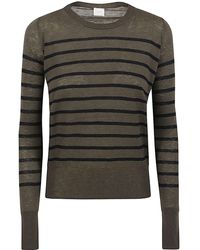 C.t. Plage - Wool Striped Sweater - Lyst