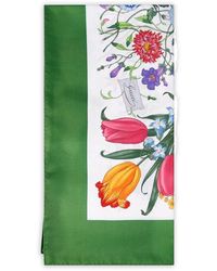 Gucci - Foulard Di Seta Stampato - Lyst