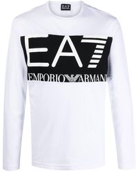 EA7 Long-sleeve t-shirts for Men | Online Sale up to 43% off | Lyst