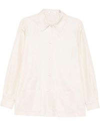 The Row - Lucetta Silk Shirt - Lyst