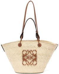 Loewe - Anagram Rafia Medium Tote - Lyst