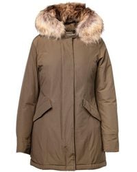 Woolrich - Arctic Raccoon Parka Coat - Lyst