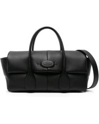 Tod's - Di Reverse Leather Tote Bag - Lyst