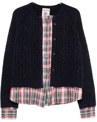 Semicouture - Marcy Wool Blend Cardigan - Lyst