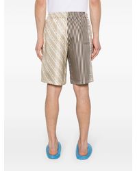Loewe-Paulas Ibiza - Striped Silk Shorts - Lyst