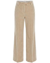 Brunello Cucinelli - Cotton Velvet Trousers - Lyst