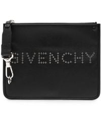 Givenchy - Logo Leather Pouch - Lyst