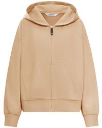Max Mara - Cotton Zipped Hoodie - Lyst