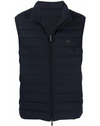 Emporio Armani - Logo Down Vest - Lyst