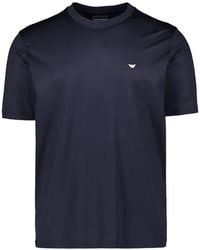 Emporio Armani - Cotton Blend T-Shirt - Lyst
