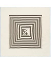 TOTEME - Monogram Silk Foulard - Lyst