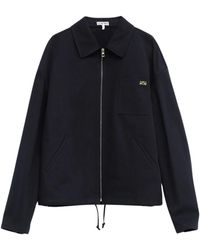 Loewe - Logo-Embroidered Zip-Up Jacket - Lyst
